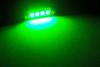 LED tipo festoon Verde - Plafón
