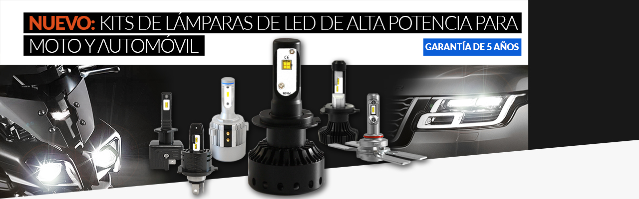 NUEVO: kits de bombillas LED de Alta Potencia para Moto y Automóvil