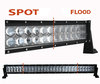 Barra LED CREE 4D Doble Hilera 180W 16200 Lumens para 4X4 - Camión - Tractor Spot
