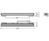 Esquema de las Dimensiones de la barra de led Osram LEDriving® LIGHTBAR SX500-SP