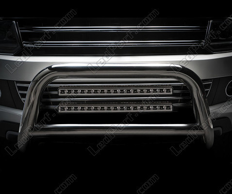 Primer plano de la barra de led Osram LEDriving® LIGHTBAR SX500-SP iluminación APAGADA
