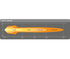 Esquema de las Dimensiones de la luz adicional de led Osram LEDriving® ROUND MX260-CB