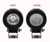 Faro adicional de LED CREE Redondo 10W para Moto - Escúter - Quad Spot