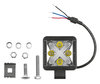 Luz de trabajo de led Osram LEDriving® LIGHTBAR MX85-WD con sus accesorios de montaje