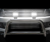 Primer plano de las luces de circulación diurna 6000K de la luz adicional de led Osram LEDriving® ROUND MX180-CB