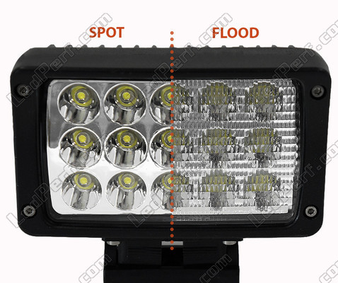 Faro adicional de LED Rectangular 45W para 4X4 - Quad - SSV Spot