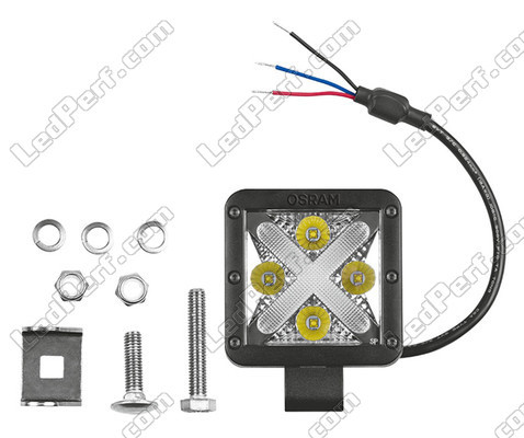 Luz de trabajo de led Osram LEDriving® LIGHTBAR MX85-SP con sus accesorios de montaje