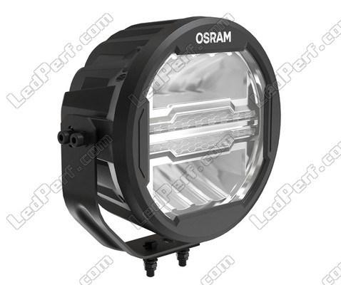 Vista trasera de la luz adicional de led Osram LEDriving® ROUND MX260-CB y las aletas de Refrigeración.