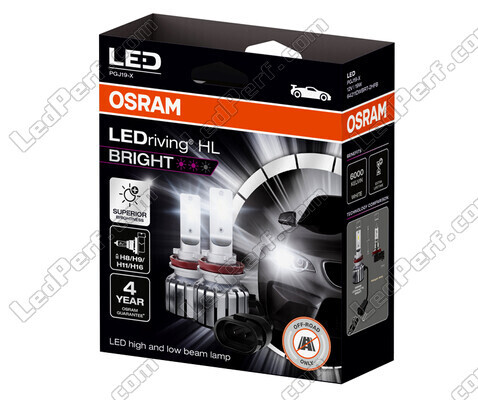 Embalaje de bombilla H9 LED Osram LEDriving HL Bright - 64211DWBRT-2HFB