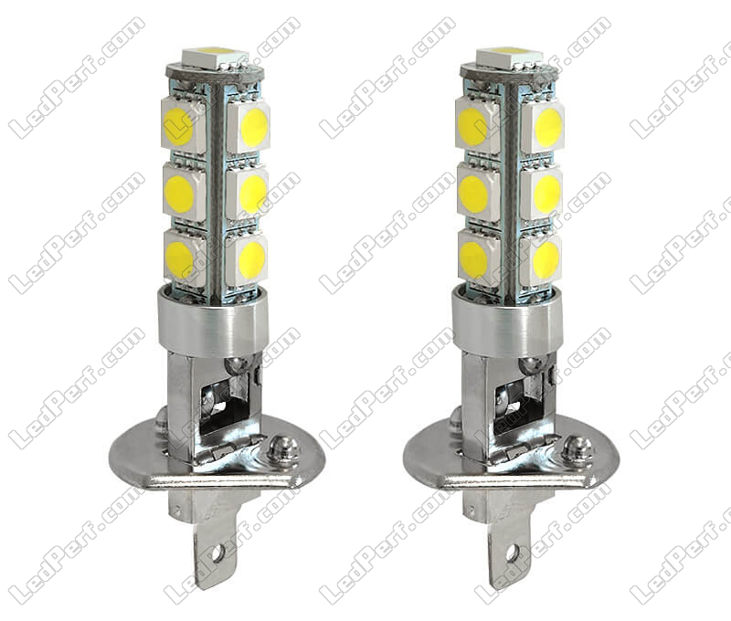 Pack de 2 lámparas H1 LEDs 6000K - Blanco Xenón