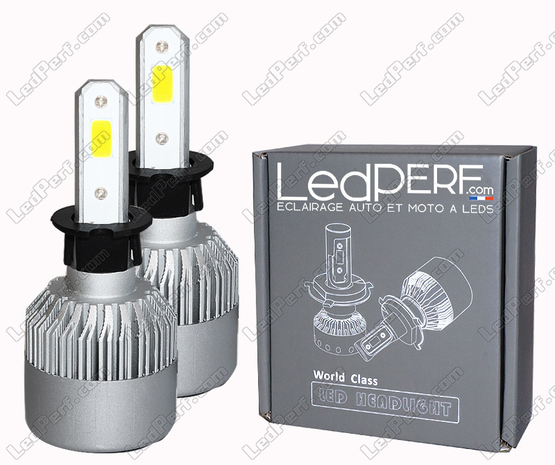 Kit lámparas H3 LED ventiladas para Automóvil y Moto - Tecnología «todo en  uno»