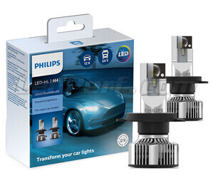 Kit de lámparas de led H4 PHILIPS Ultinon Essential LED - 11342UE2X2