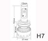 Mini bombilla led H7 Tuning