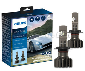 Kit de lámparas H7 de led PHILIPS Ultinon Pro9100 +350% 5800K - LUM11972U91X2