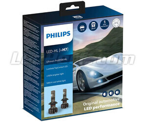 Kit de lámparas H7 de led PHILIPS Ultinon Pro9100 +350% 5800K - LUM11972U91X2