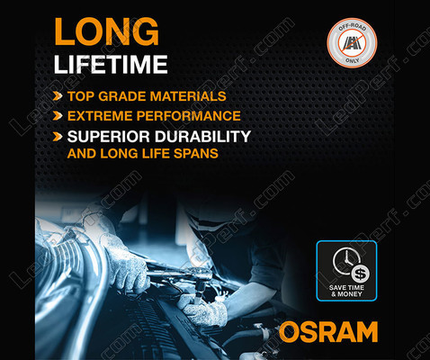 Vida útil de las bombillas led H7 Osram LEDriving® XTR 6000K - 64210DWXTR