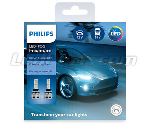 Kit de lámparas de led H8 PHILIPS Ultinon Essential LED - 11366UE2X2