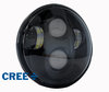 Óptica moto Full LED negra para faro redondo 5,75 pulgadas - Tipo 2
