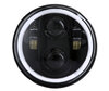 Óptica moto Full LED negra para faro redondo 5.75 pulgadas - Tipo 4