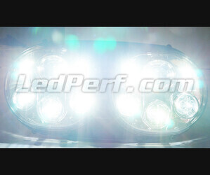 Faro moto Full LED cromado para Harley Davidson Road Glide (1998-2014) Spot
