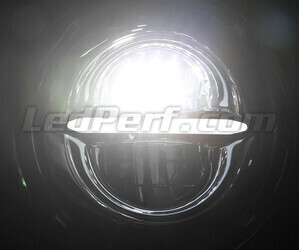 Óptica moto Full LED cromada para faro redondo 5.75 pulgadas - Tipo 5
