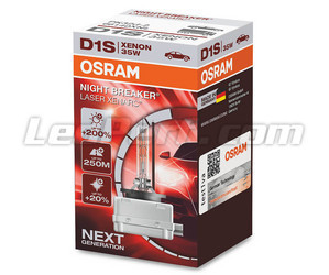 Bombilla Xenón D1S Osram Xenarc Night Breaker Laser +200% - 66140XNL en su Embalaje