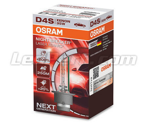 Bombilla Xenón D4S Osram Xenarc Night Breaker Laser +200% - 66440XNL en su Embalaje