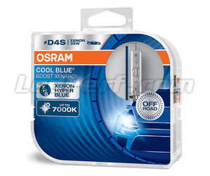 Bombillas Xenón D4S Osram Xenarc Cool Blue Boost 7000K ref: 66440CBB-HCB en el envase de 2 bombillas