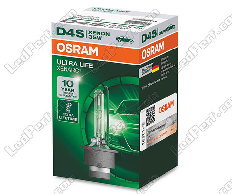 bombilla Xenón D4S Osram Xenarc Ultra Life - 66140ULT en su Embalaje