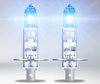 Luz blanca de bombillas con efecto Xenón H1 Osram Cool Blue Boost 5000K - 62150CBB-HCB