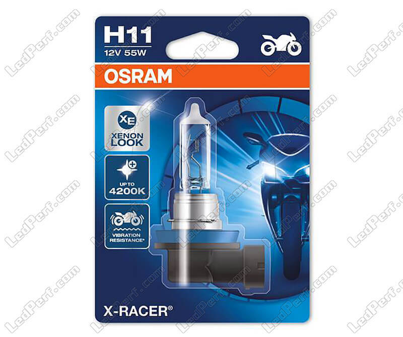 Lámpara H11 Osram X-Racer Efecto Xenón 4200K vendida por unidades