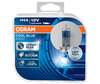Bombillas H4 Osram Cool Blue Boost 5000K efecto xenón ref : 62210CBB-HCB en un envase de 2 bombillas