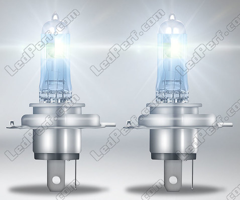 Iluminación blanco de las lámparas H4 OSRAM Night Breaker® 200 - 64193NB200-HCB