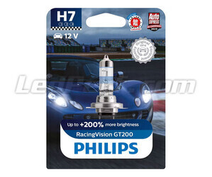 1x lámpara H7 Philips RacingVision GT200 55W +200 % - 12972RGTB1