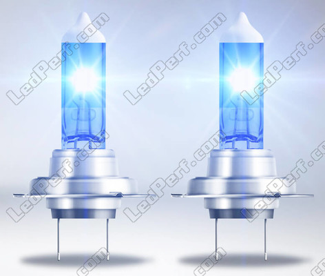 Luz blanca de bombillas con efecto Xenón H7 Osram Cool Blue Boost 5000K - 62210CBB-HCB