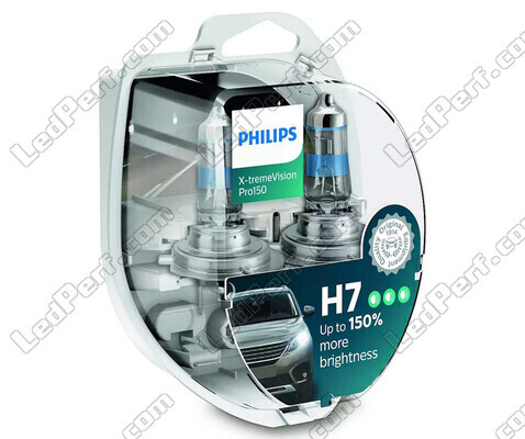 Paquete de 2 lámparas H7 Philips X-tremeVision PRO150 55W - 12972XVPS2
