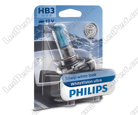 1x lámpara HB3 Philips WhiteVision ULTRA +60 % 60W - 9005WVUB1