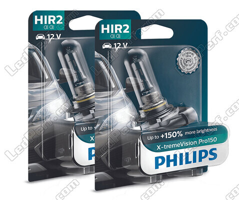 Paquete de 2 lámparas HIR2 Philips X-tremeVision PRO150 55W - 9012XVPB1