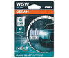 Par de bombillas Osram W5W Cool blue Intense Next Gen con efecto LED 4000K