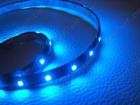 Banda de LED azul impermeable 30cm