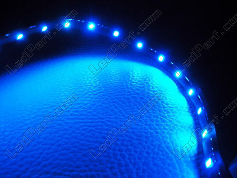 Banda de LED azul impermeable 60cm
