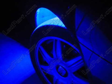 guardabarros banda de LED azul impermeable 30cm