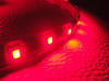 Banda de LED rojo impermeable 90cm