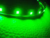 Banda de LED verde impermeable 30cm
