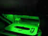 Guantera banda de LED verde impermeable 30cm