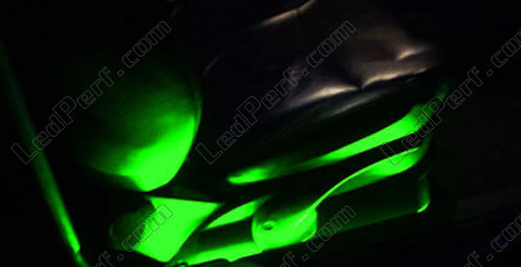 Asiento banda de LED verde impermeable 30cm