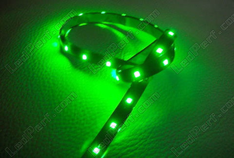 Banda de LED verde impermeable 30cm