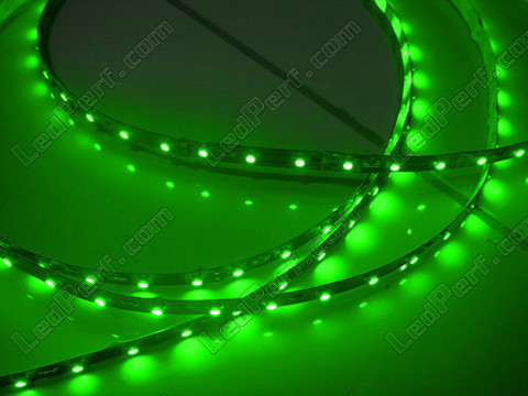 Banda flexible LEDs smd 24V divisible Verde