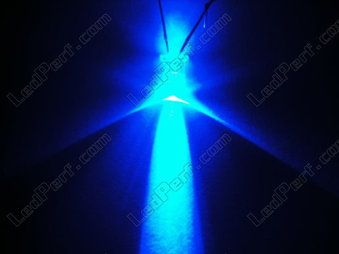 LED 3 mm azul coche