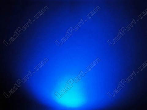 LED 5 mm GRAN ÁNGULO azul + Resistencia 12V